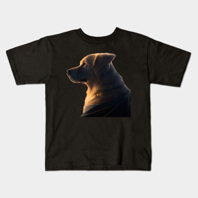 Super Lilly Kids T-Shirt by goldenretriever_lilly